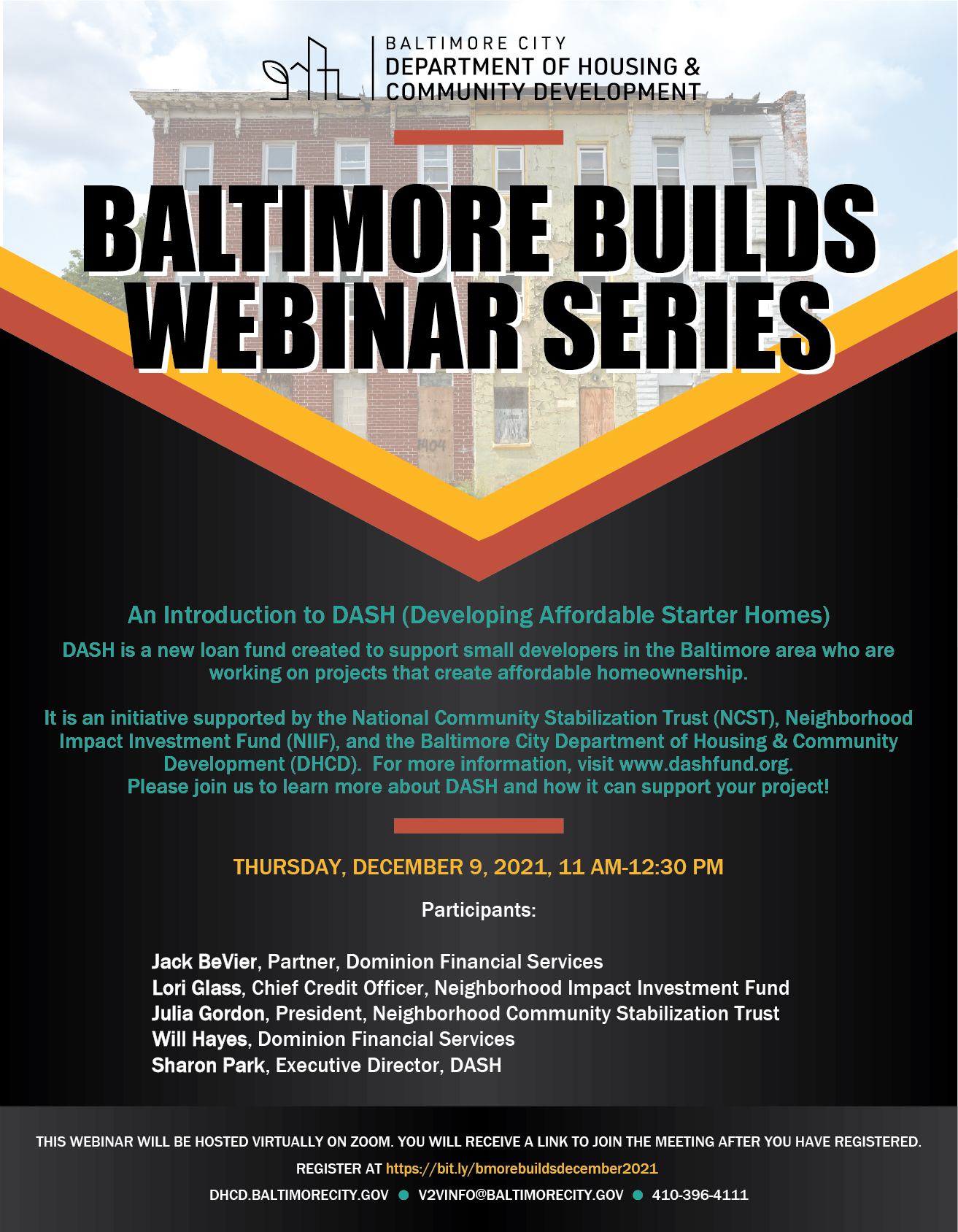 Baltimore Builds Webinar Series-December 2021